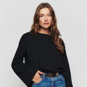 Reformation Oversized Long Sleeve Tee